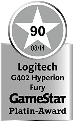 Logitech G402 Optical Gaming Mouse Hyperion Fury USB 8 Buttons, 910-004067 (Hyperion Fury USB 8 Buttons)