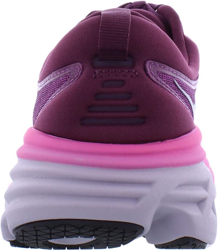 HOKA ONE ONE Bondi 8 Womens Shoes Size 10, Color: Beautyberry/Grape Wine