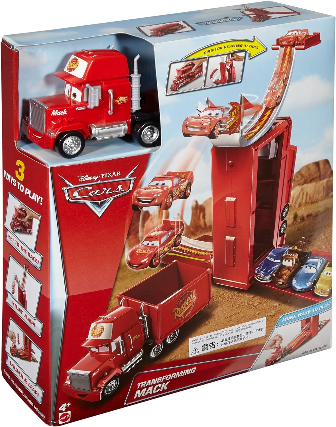 Disney Pixar Cars Transforming Mack Playset