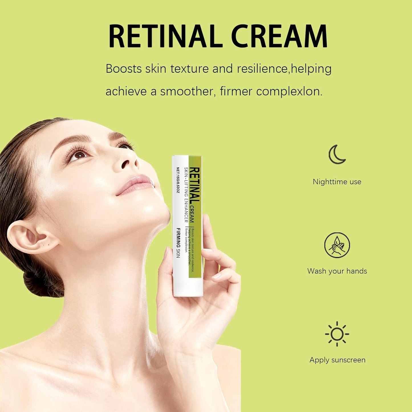 Retinol Peptide Complex Skin Care Set, 0.1% Retinol, Texture Boosting Formula,Boosts skin texture and resilience,helping achieve a smoother,firmer complexion,Skin Care Set have 30ml and 15g.