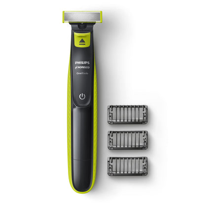 Philips Norelco One 360 Hybrid Face, Electric Beard Trimmer and Shaver, with 360 Technology, 1x 360 for Face, 5in1 Adjustable Comb, Model QP2724/90