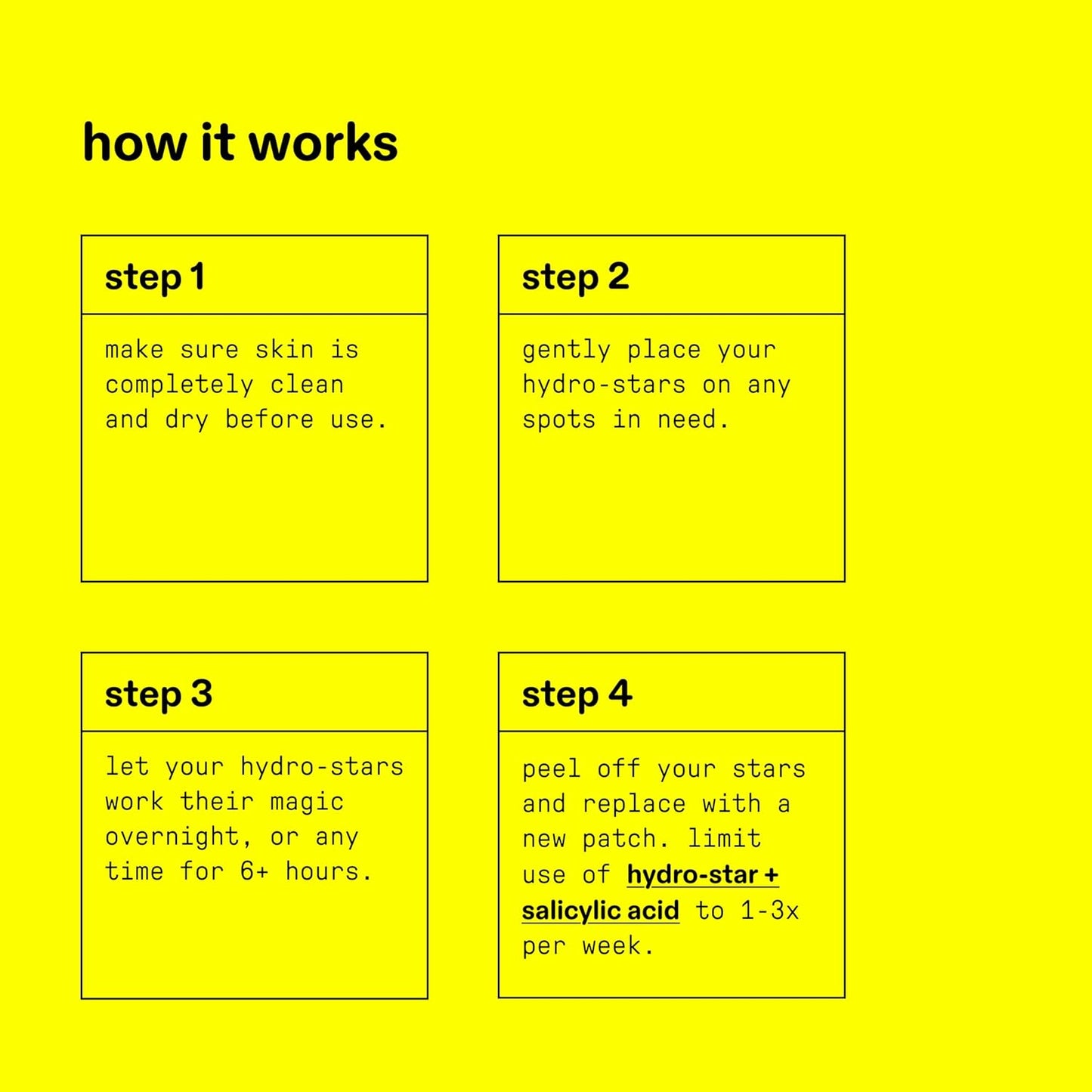 Starface Big Lil Gift Set - Hydrocolloid Pimple Patches Yellow and Black (32ct), Hydro-Star + Salicylic Acid (16ct)