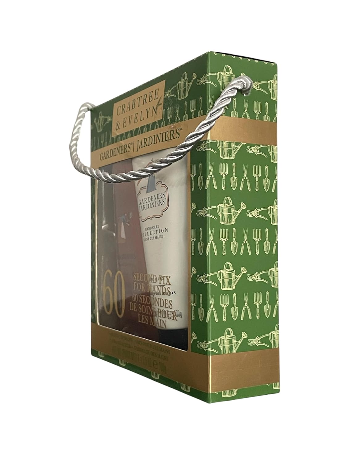 Crabtree & Evelyn Gardeners Hand Therapy Cream and Hand Scrub Set, 3.5oz EACH