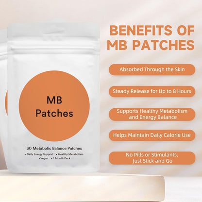 Metabolic Trio Bundle, Clean Energy Patches, Digestive Health Support, Natural Ingredients, 3 Month Supply