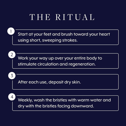 Aromatherapy Associates Revive Body Brush, Natural Dry Brush to Exfoliate Skin and Boost Circulation, Cellulite Brush Made of Natural and Sustainable Materials (1 Count)