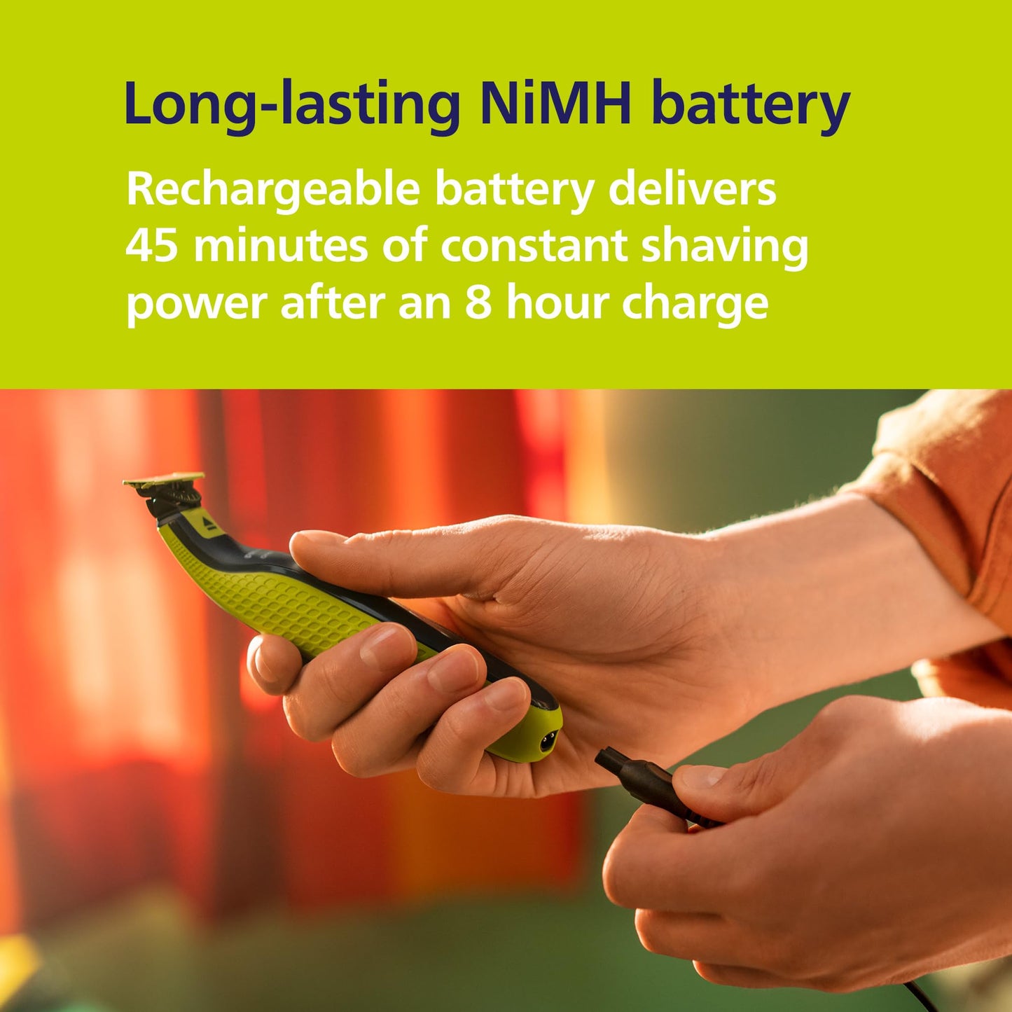 Philips Norelco One 360 Hybrid Face, Electric Beard Trimmer and Shaver, with 360 Technology, 1x 360 for Face, 5in1 Adjustable Comb, Model QP2724/90