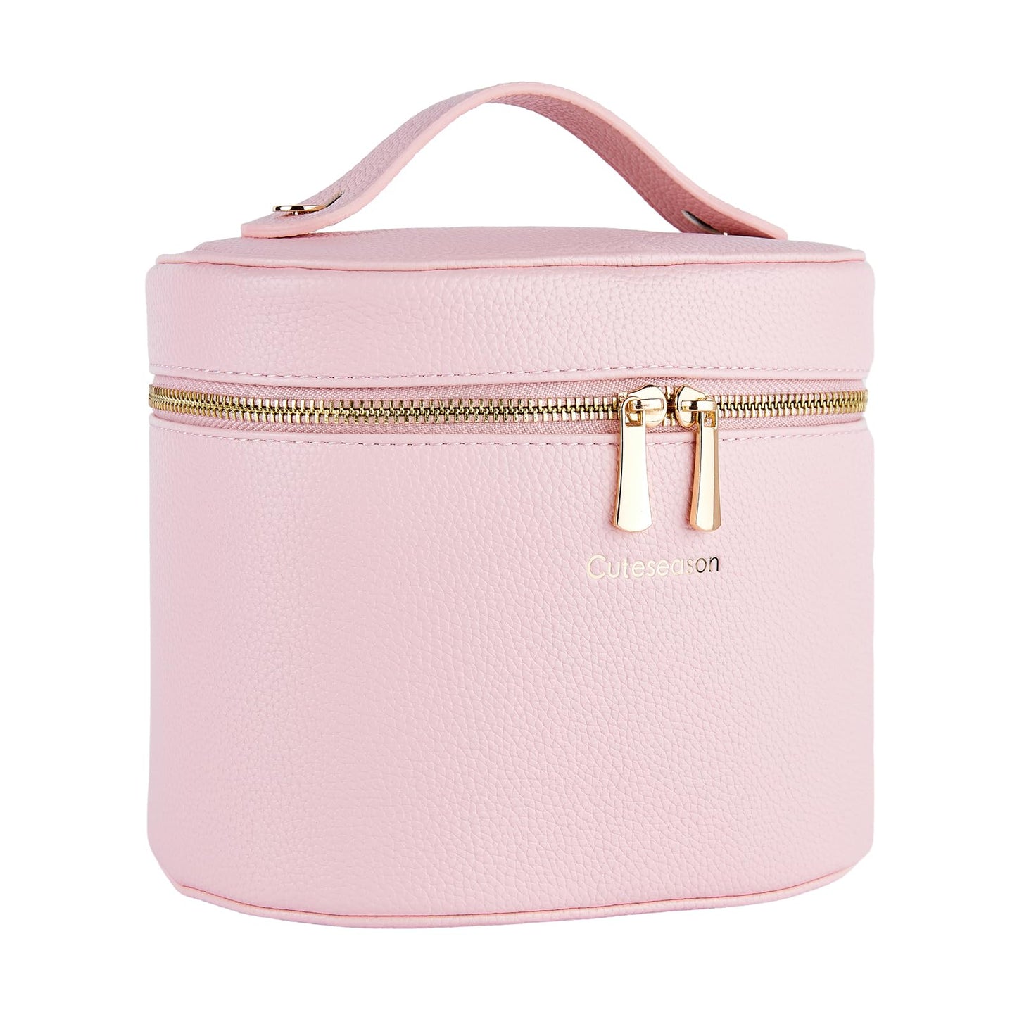 Makeup Bag, Toiletry Bag with Removable Zippered Inner Pocket, Portable Cosmetic Bag, Makeup Organizer for Woman Case (Brown)