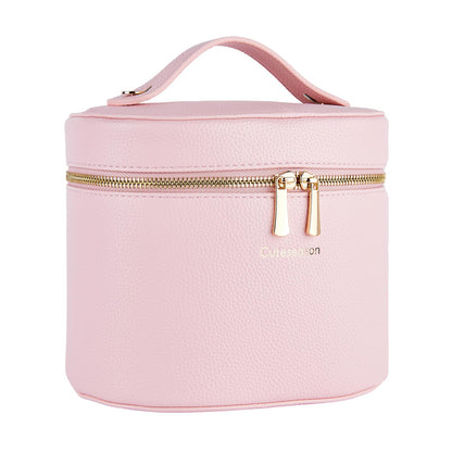 Makeup Bag, Toiletry Bag with Removable Zippered Inner Pocket, Portable Cosmetic Bag, Makeup Organizer for Woman Case (Brown)