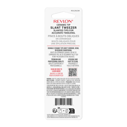Revlon Expert Slant Tweezer, High Precision For an Easy Hair Removal, Made With Stainless Steel, 1 Count
