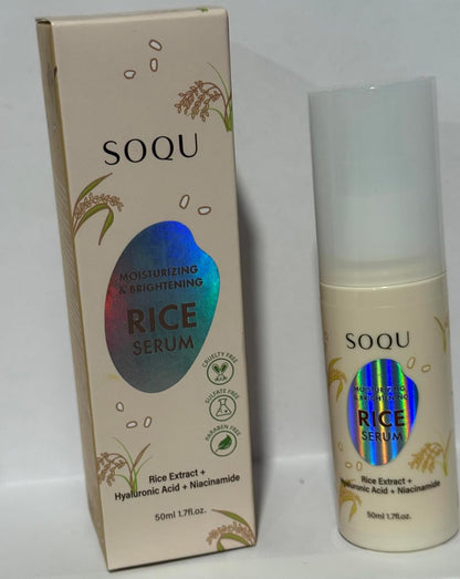 Korean Rice Skincare Set-Brightening & Hydrating Facial Kit Cleanser +Serum +Cream