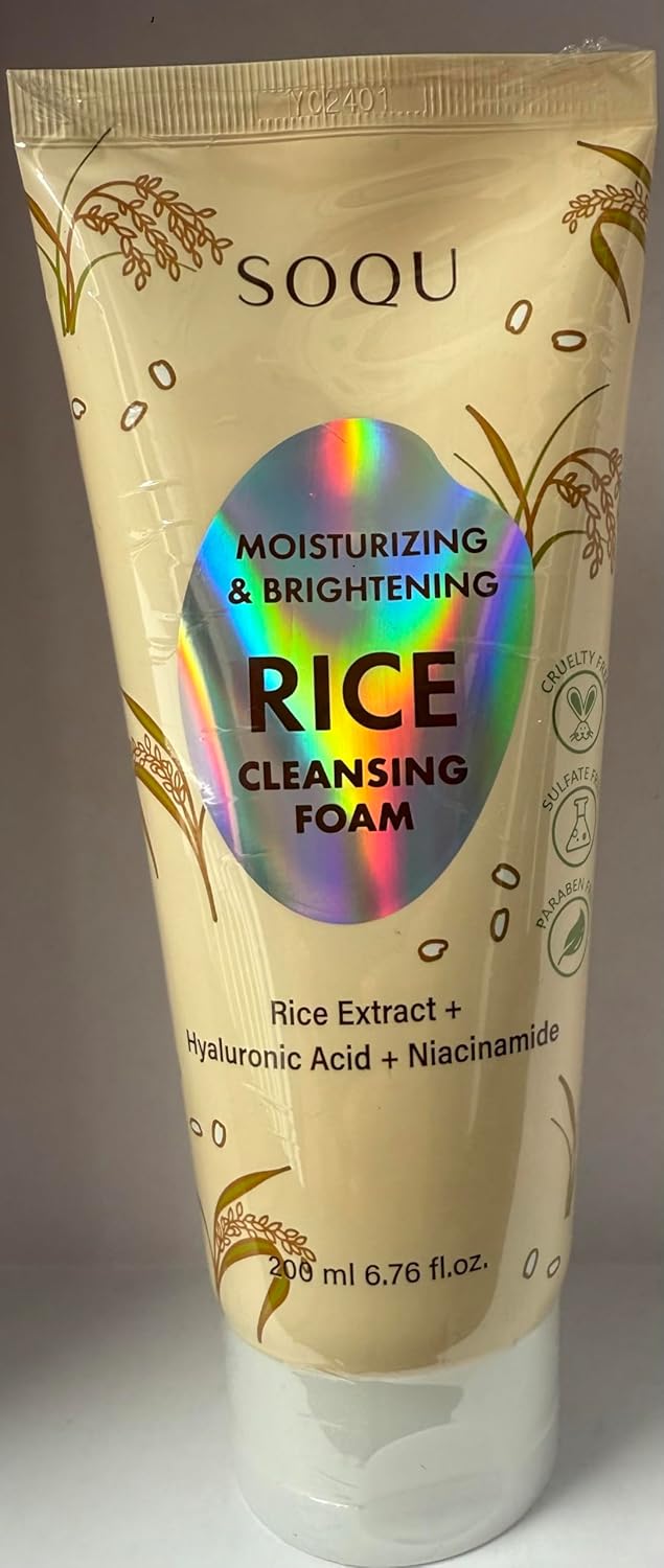 Korean Rice Skincare Set-Brightening & Hydrating Facial Kit Cleanser +Serum +Cream