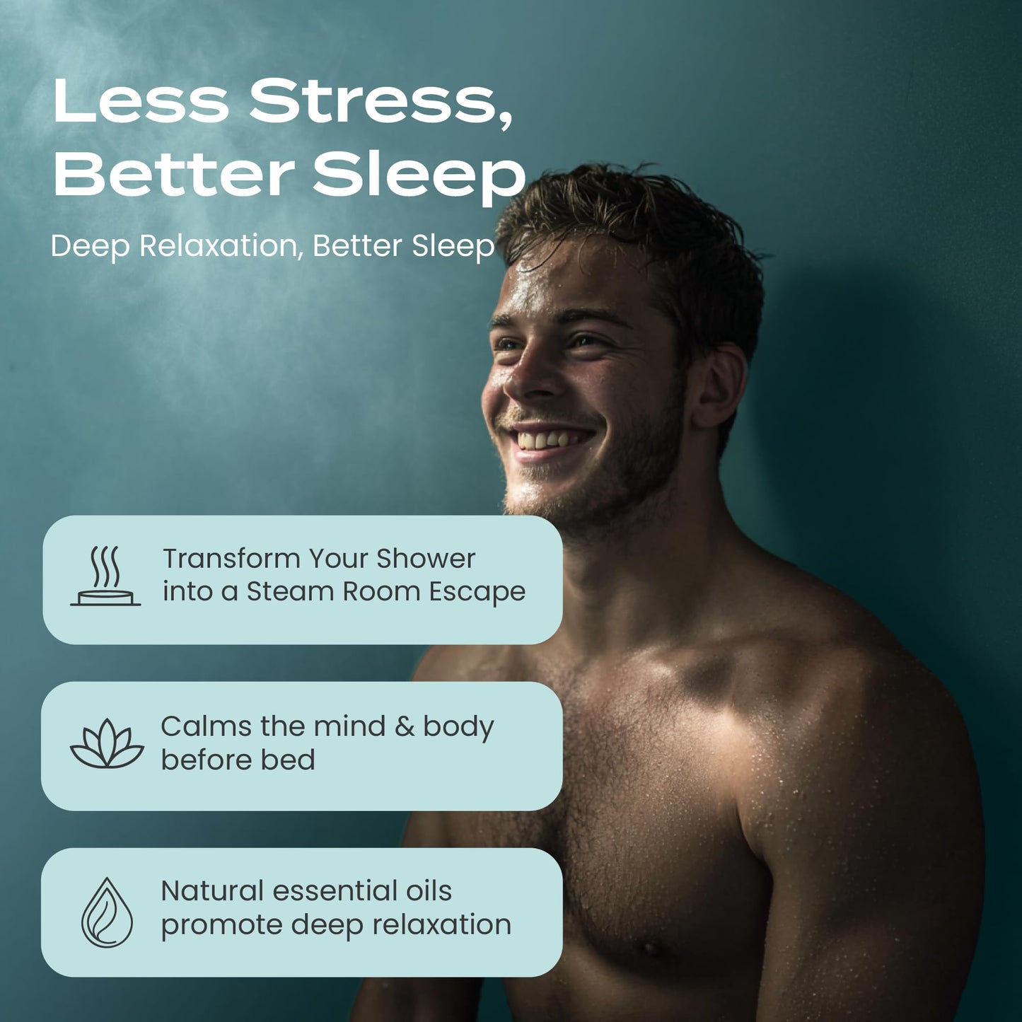 Body Restore Shower Steamers Aromatherapy 6 Pack - Christmas Stocking Stuffers for Men, Birthday Gifts for Women, White Elephant, Relaxation, Self Care - Clarity