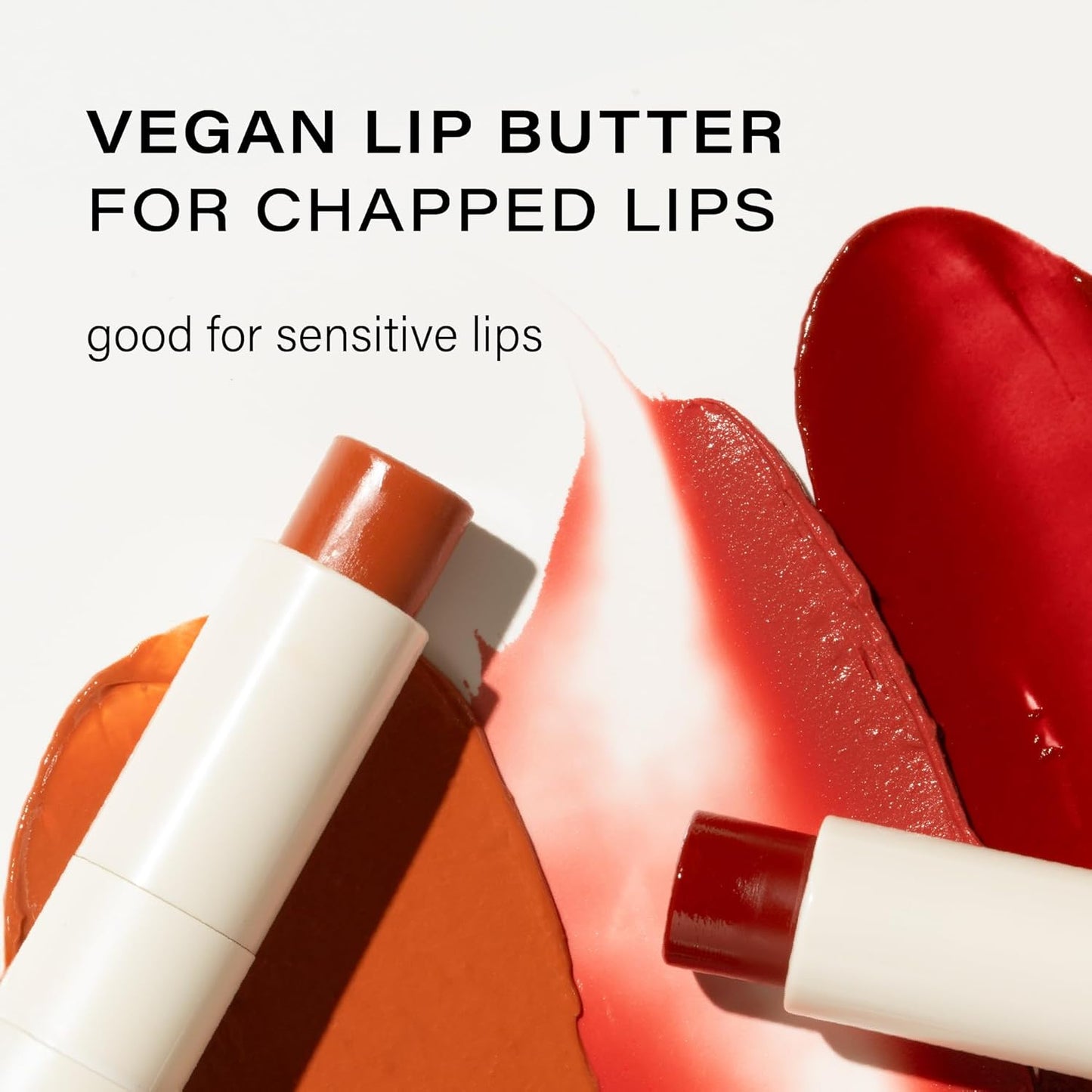 Melixir Vegan Lip Butter Duo – Holiday Stocking Stuffers for Women, Makeup Christmas Gift Set, Hydrating Tinted Chapstick, Shea Butter & Vitamin E for Dry Cracked Lips, Trendy Lip Balm Kit for Girls