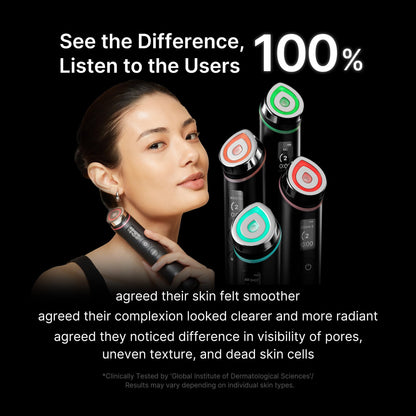 medicube Age-R Booster Pro Pink | 6-in-1 Real Glass Glow Beauty Massager | Looking Glass Skin | Korean Skin Care