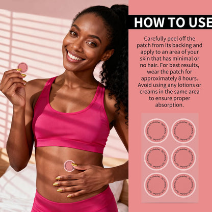 Unpuff & Glp1 Patches Bundle,Natural Ingredients Patch, for Digestive Health and Body Care,Women and Men 60 Pack