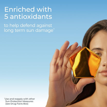 Eucerin Sun Age Defense SPF 50 Face Sunscreen Lotion with Hyaluronic Acid, Hypoallergenic, Non-Comedogenic Sunscreen SPF 50 Free of Fragrance, Oxybenzone and Octinoxate, 2.5 Fl Oz Bottle