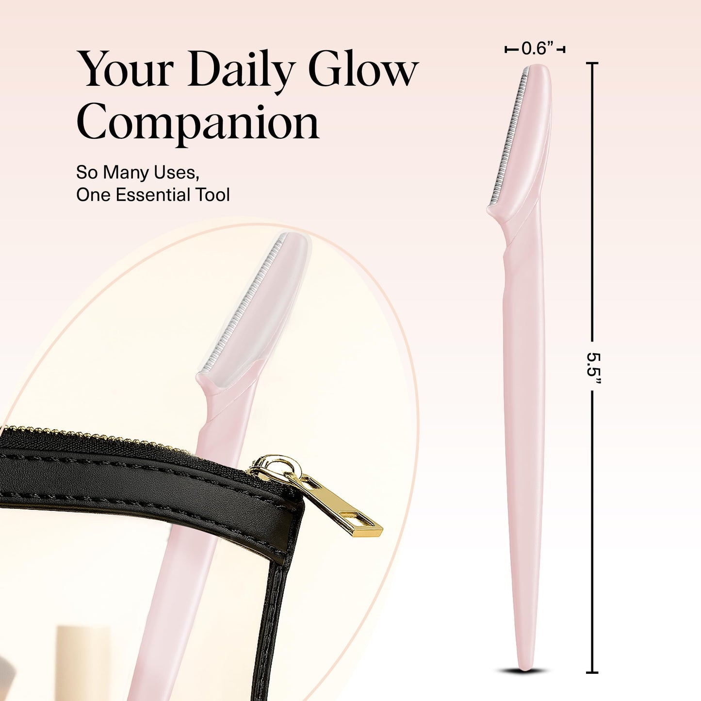 Kitsch Dermaplane Razor for Women Face – Face Razors for Women & Men, Eyebrow Trimmer & Face Shaver – Exfoliating Facial Razor & Skin Care Tool for Smoother Skin - Terracotta, 12 pcs