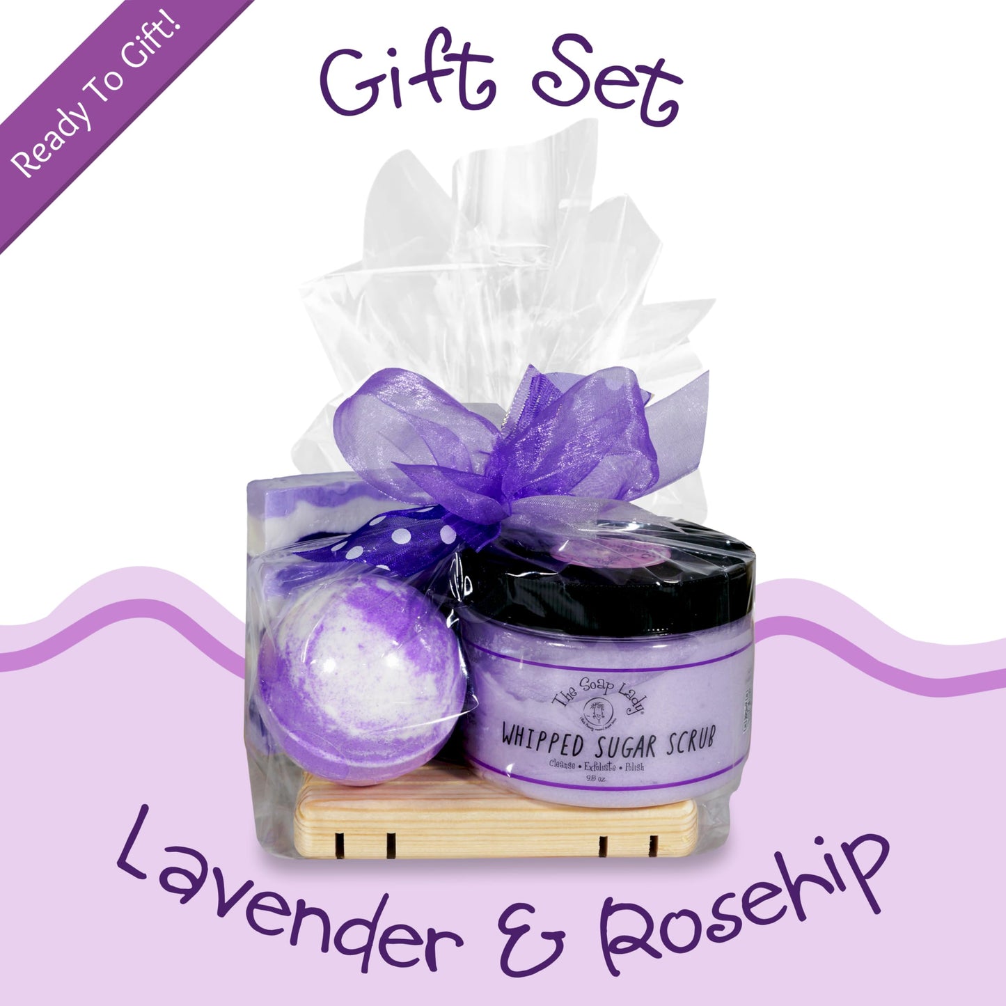 The Soap Lady Bath and Body Gift Set - Raspberry Sugar