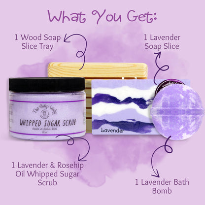 The Soap Lady Bath and Body Gift Set - Raspberry Sugar