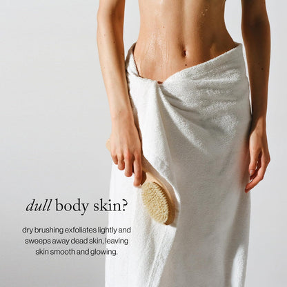 goop Beauty Dry Brush | Detoxifying Body Exfoliator | Wooden Handle with Natural Biodegradable Sisal Fibers | Sweeps Away Dead Skin | FSC Certified