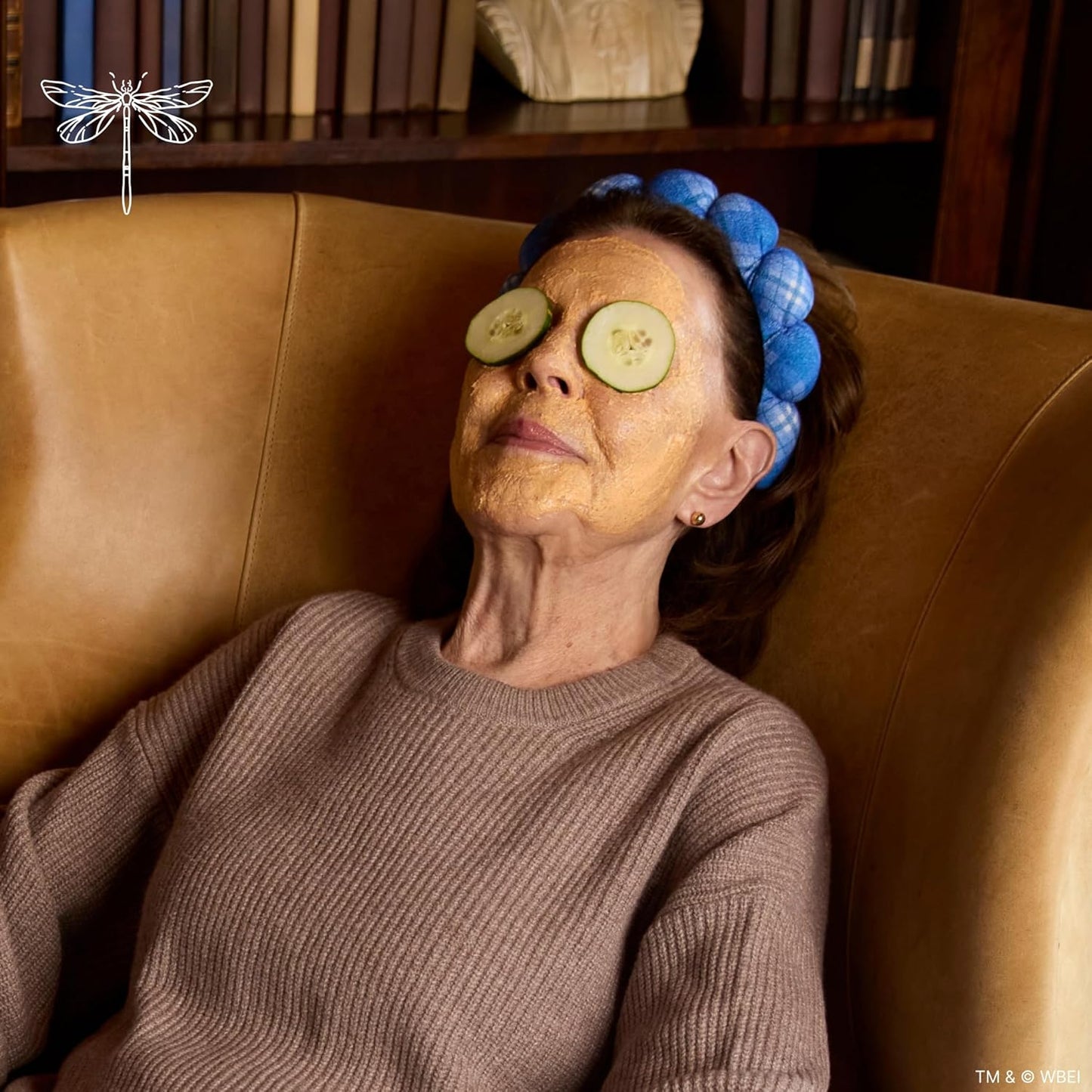 Gilmore Girls x Bliss Pumpkin Powerhouse Resurfacing & Exfoliating Pumpkin and AHA Facial Mask with Plaid Spa Headband