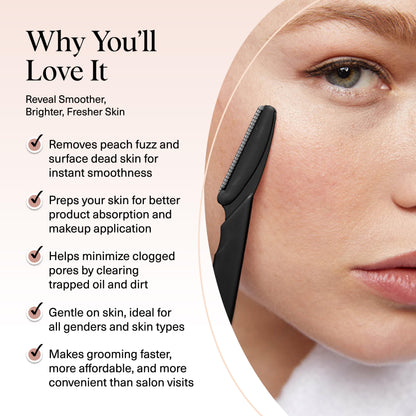 Kitsch Dermaplane Razor for Women Face – Face Razors for Women & Men, Eyebrow Trimmer & Face Shaver – Exfoliating Facial Razor & Skin Care Tool for Smoother Skin - Terracotta, 12 pcs