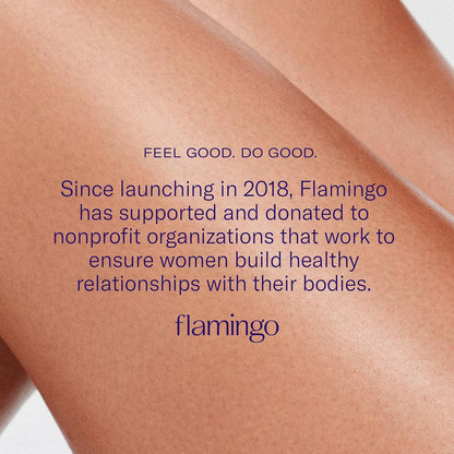 Flamingo Women's Razor Holiday Gift Set - Razor Handle, Blade Refill, Mini Smoothing Shave Scrub, Mini Nourishing Shaving Oil, Mini Soothing Shave Serum, and Shower Holder