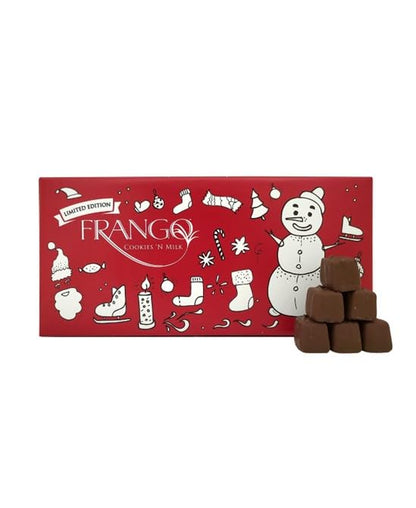 Frango Chocoate Holiday 1 LB Limited Edition Cookies 'N Milk Box of Chocolates