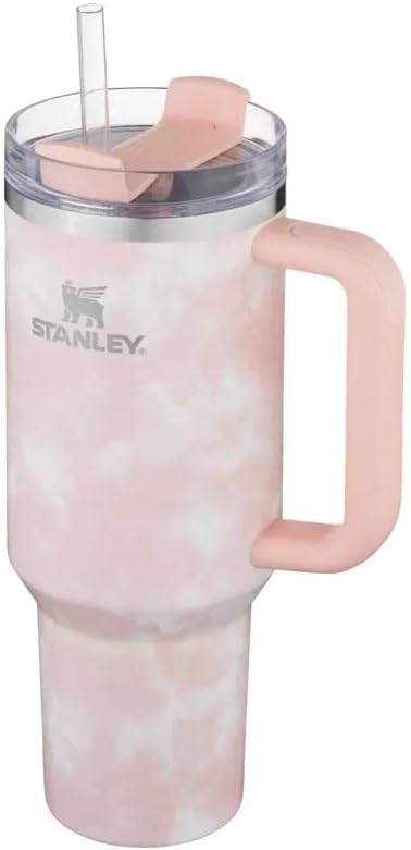 STANLEY Adventure Quencher Travel Tumbler 40 oz - Peach Tie Dye