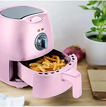 Bella 2-Quart Electric Air Fryer, Pink Matte