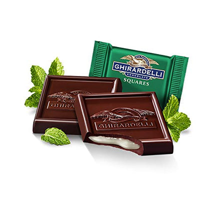 Ghirardelli Chocolate Squares Holiday Assortment, Individually Wrapped Candy, 14.8 Ounces