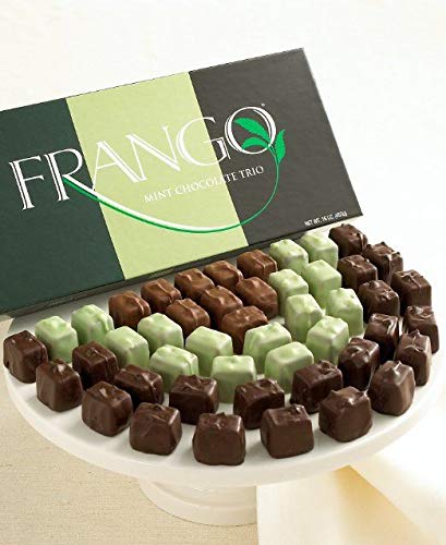 Frango Chocolates, (1 Lb.), Famous Macy's & Chicago Marshall Field's Candy. Great For Valentine's Gifts, Entertaining & More (Mint Chocolate Trio)