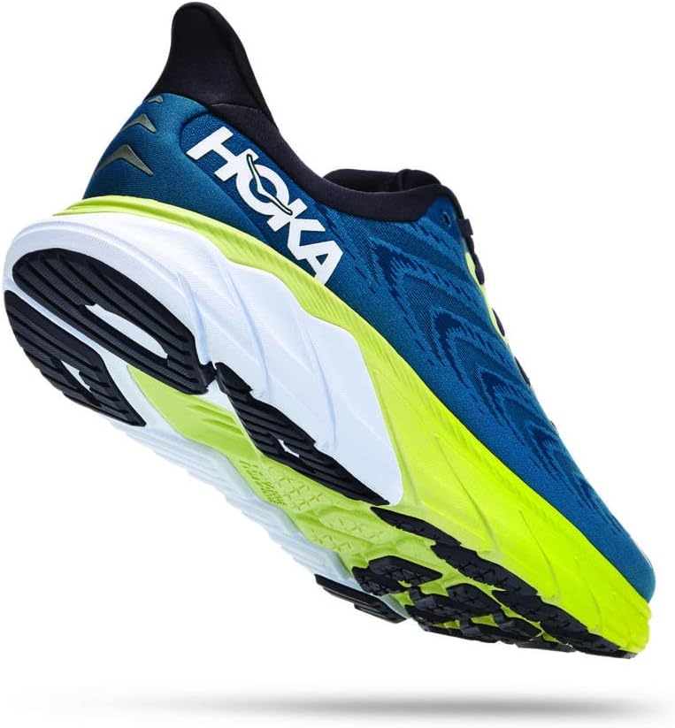 HOKA ONE ONE Men's Gymnastics Shoes Running, Blue Graphite Blue Coral, 11 US