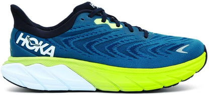 HOKA ONE ONE Men's Gymnastics Shoes Running, Blue Graphite Blue Coral, 11 US