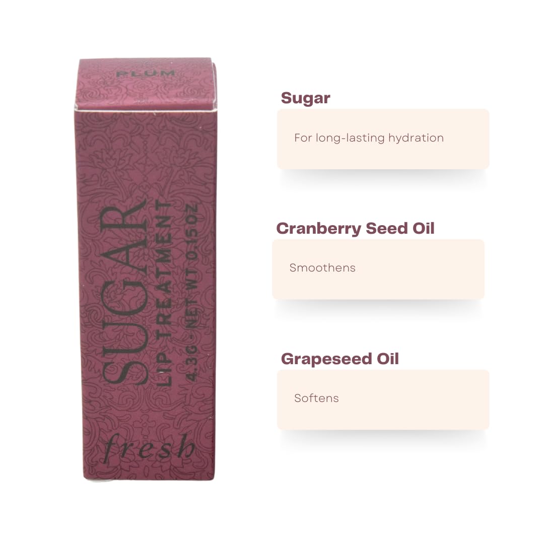 fresh Sugar Lip Balm Hydrating Treatment Plum