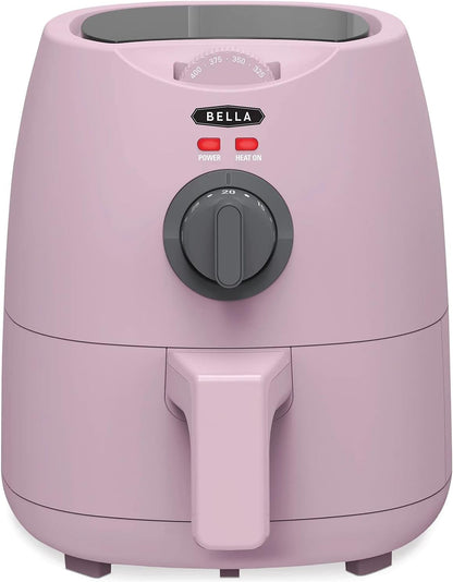 Bella 2-Quart Electric Air Fryer, Pink Matte