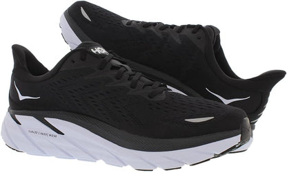 HOKA ONE ONE Clifton 8 Mens Shoes Size 8.5, Color: Black/White