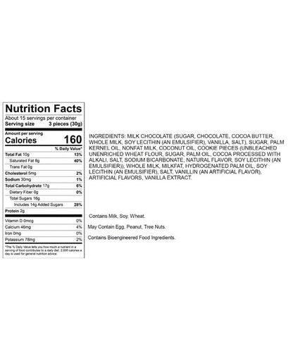 Frango Chocoate Holiday 1 LB Limited Edition Cookies 'N Milk Box of Chocolates