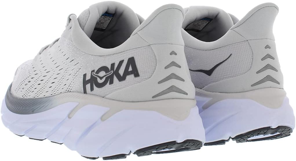 HOKA ONE ONE Clifton 8 Mens Shoes Size 11.5, Color: Lunar Rock/Nimbus Cloud