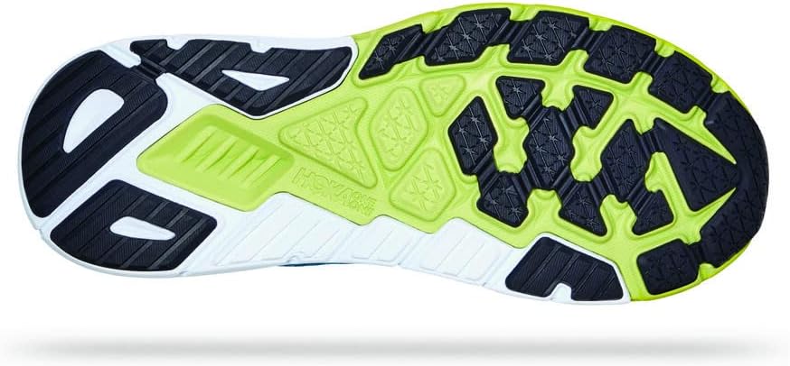 HOKA ONE ONE Men's Gymnastics Shoes Running, Blue Graphite Blue Coral, 11 US