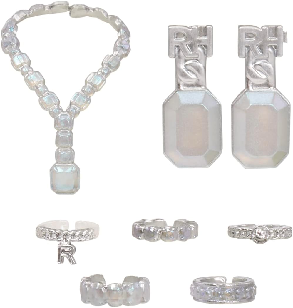 Rainbow High Holiday Edition Collector Doll 11"- 2022 Roxie Grand Posable Fashion Doll with Multicolor Hair, in Diamond & Iridescent Designer Gown Including Premium Doll Accessories. Great Gift