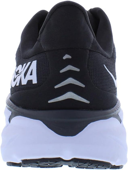 HOKA ONE ONE Clifton 8 Wide Womens Shoes Size 10, Color: Black/White