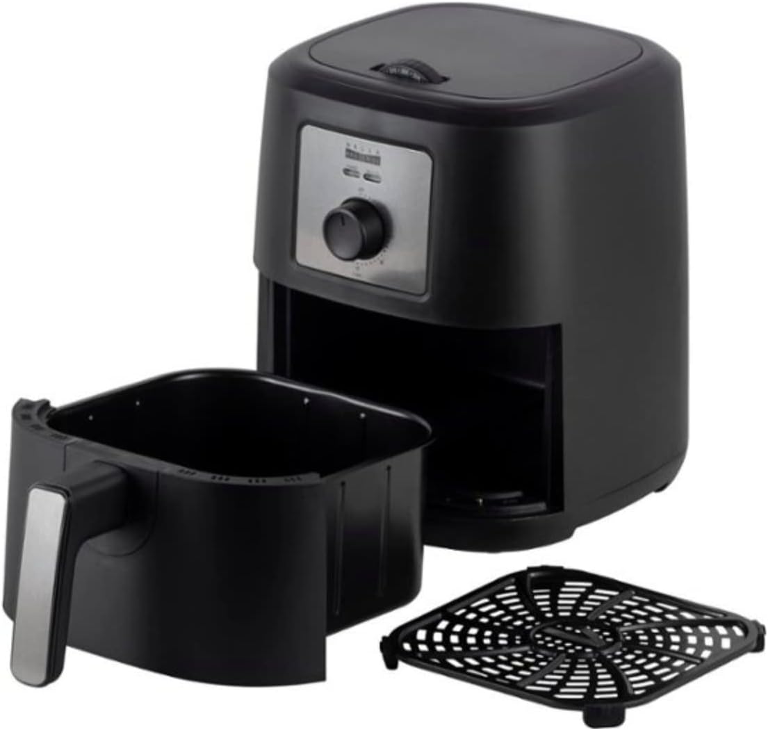Bella Pro Series - 4.2-qt. Analog Air Fryer - Black