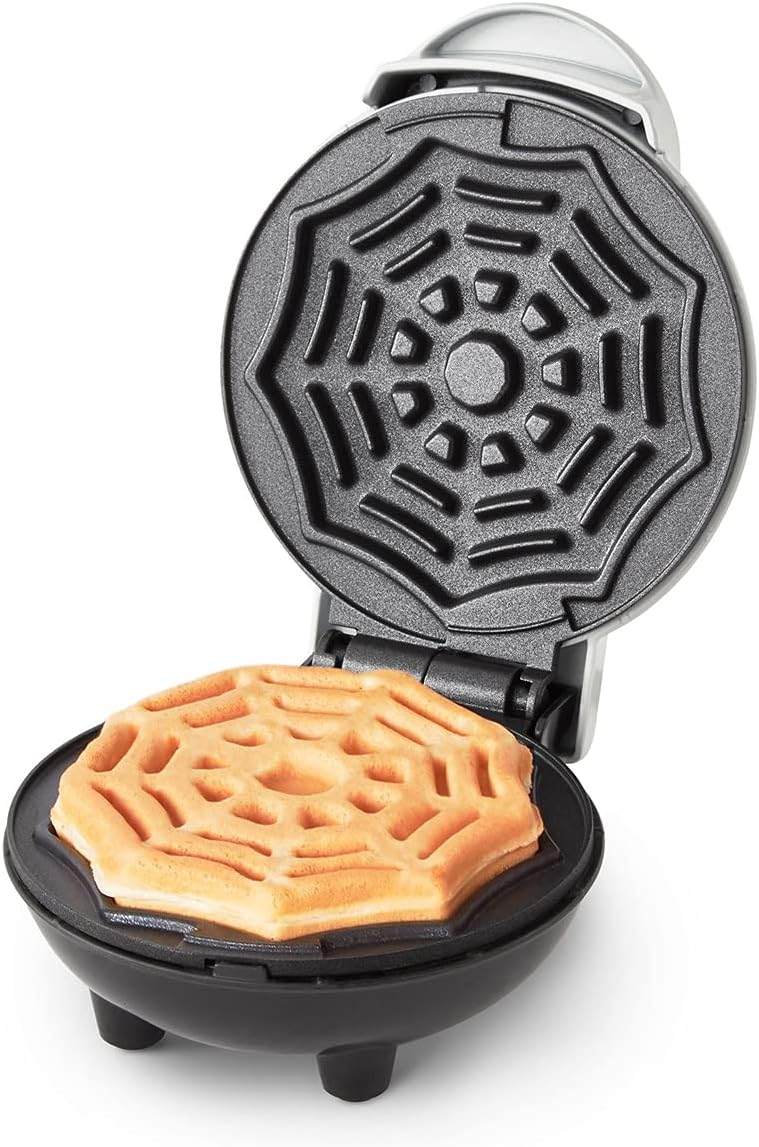 Dash Spiderweb Mini Waffle Maker Halloween
