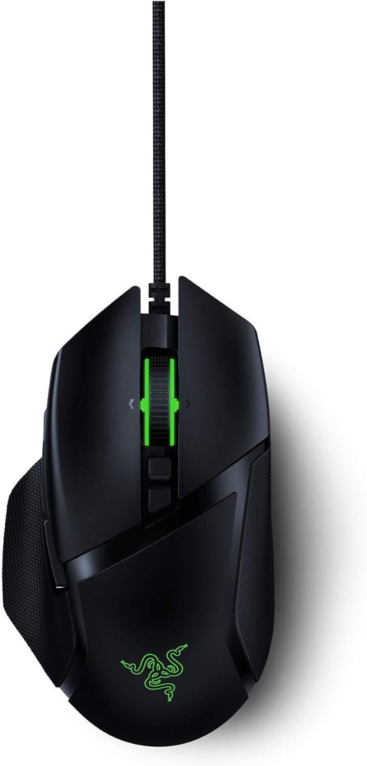 Razer Basilisk V2 - FPS Gaming Mouse (Gaming Mouse with New 20,000 DPI Focus + Optical Sensor, 5G, Removable Dpi Switch and Customizable Scroll Wheel, RGB Chroma and USB) Black