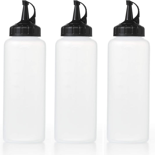 OXO Chef's Condiment Squeeze Bottles (Pack of 3) - Medium 12 oz