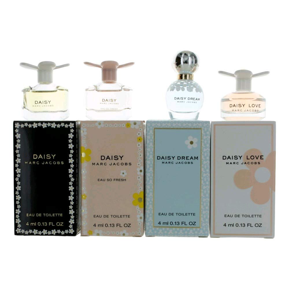Marc Jacobs 4 Pieces for Women Mini Gift Set, 0.55 Ounce