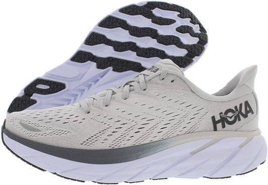 HOKA ONE ONE Clifton 8 Mens Shoes Size 11.5, Color: Lunar Rock/Nimbus Cloud