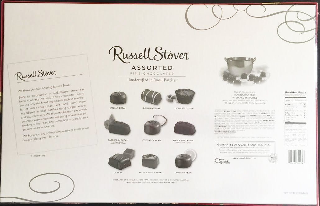 Russell Stover Assorted Chocolates, 16 oz. Box
