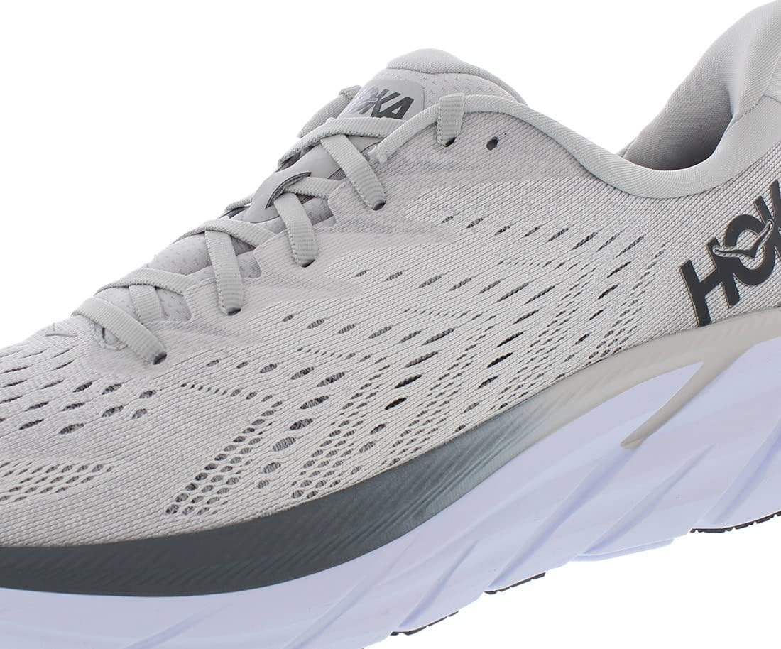 HOKA ONE ONE Clifton 8 Mens Shoes Size 11.5, Color: Lunar Rock/Nimbus Cloud